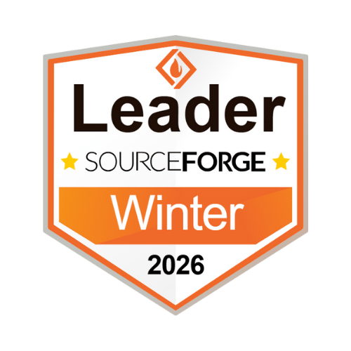 KORONA POS awarded 2026 winter leader badge from SourceForge