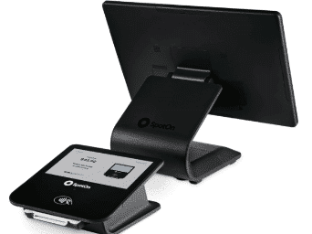 Picture showing hardware kit of Toast POS.