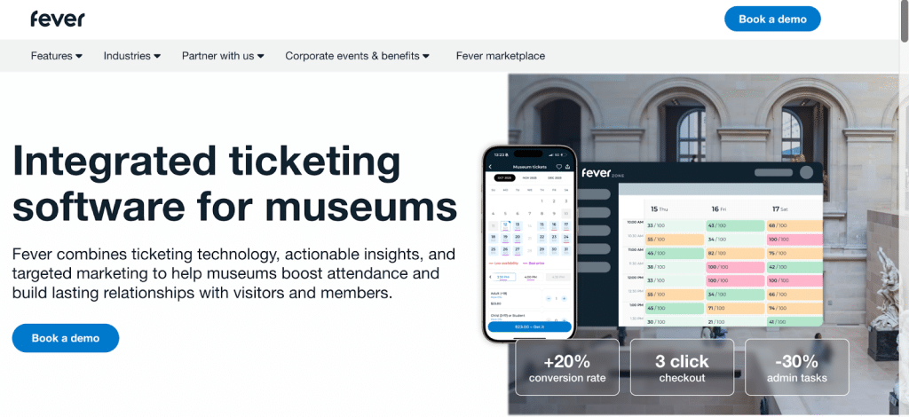 Image showing the fever's homepage